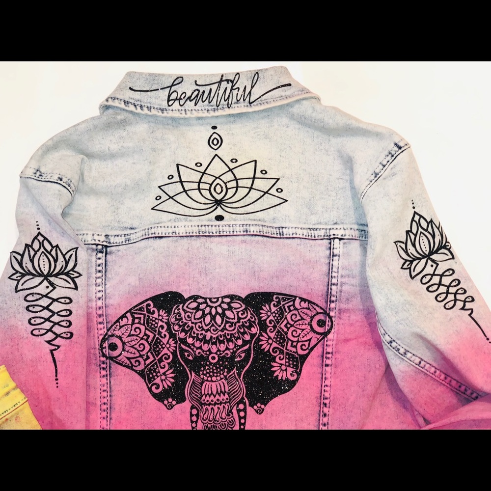 Customized jean jacket - Picture 3 of 7